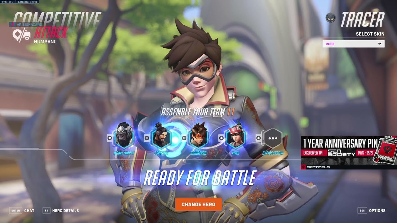 SUREFOUR INSANE TRACER + CASSIDY GAMEPLAY OVERWATCH 2 SEASON 10