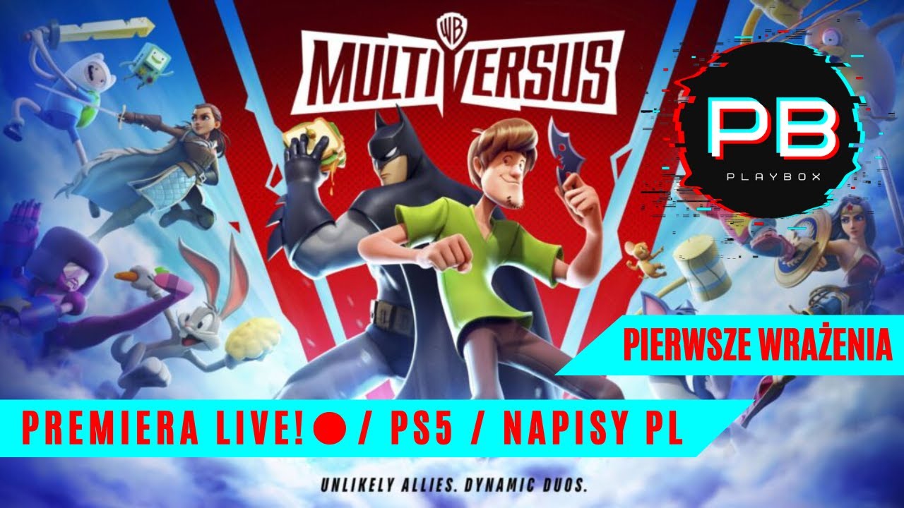 MultiVersus PL / PIERWSZE WRAŻENIA / LIVE!  🔴 / PS5 / PlayBox