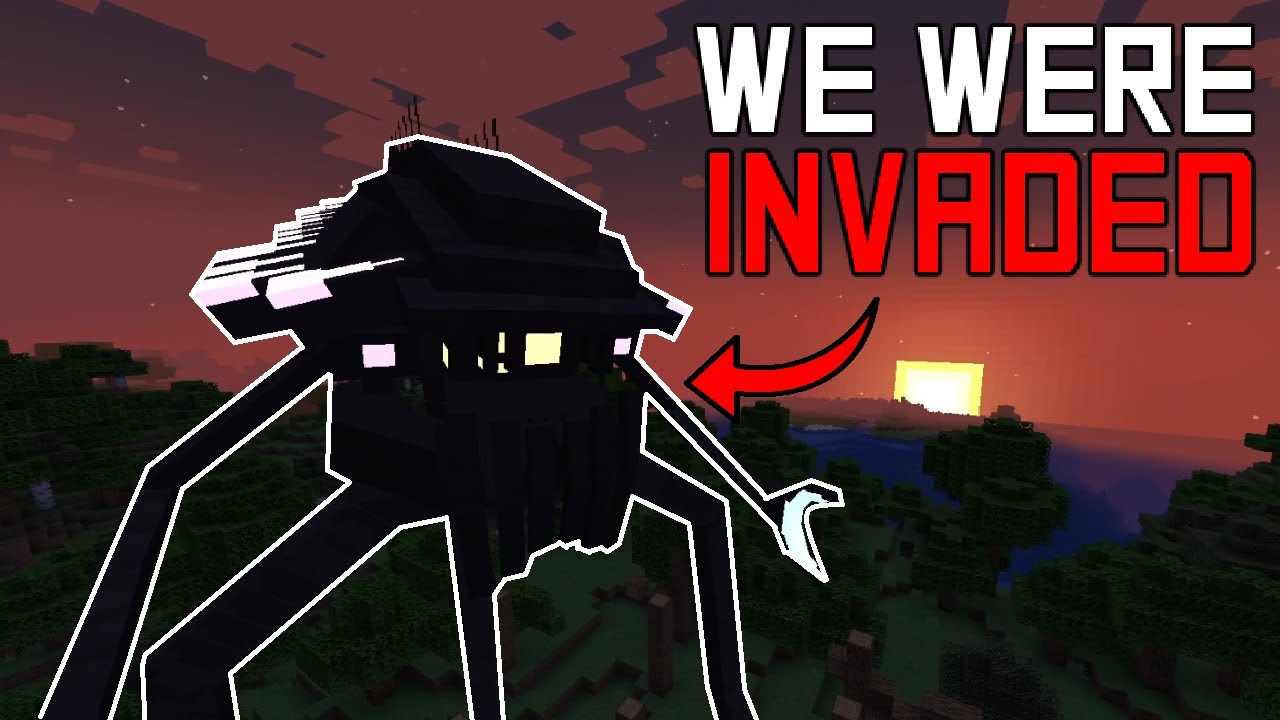 Surviving a ROBOT INVASION in Hardcore Minecraft...