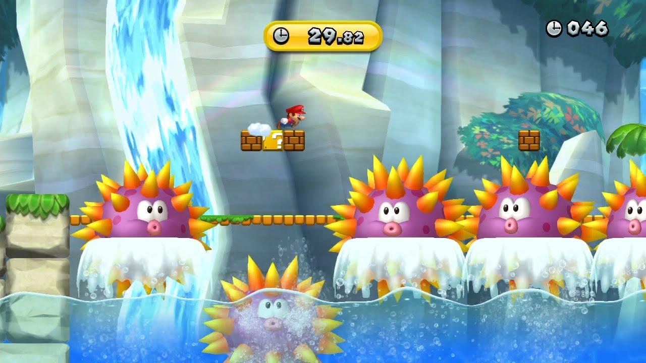 New Super Mario Bros. U -- Lurchin' Urchins (Gold Medal)