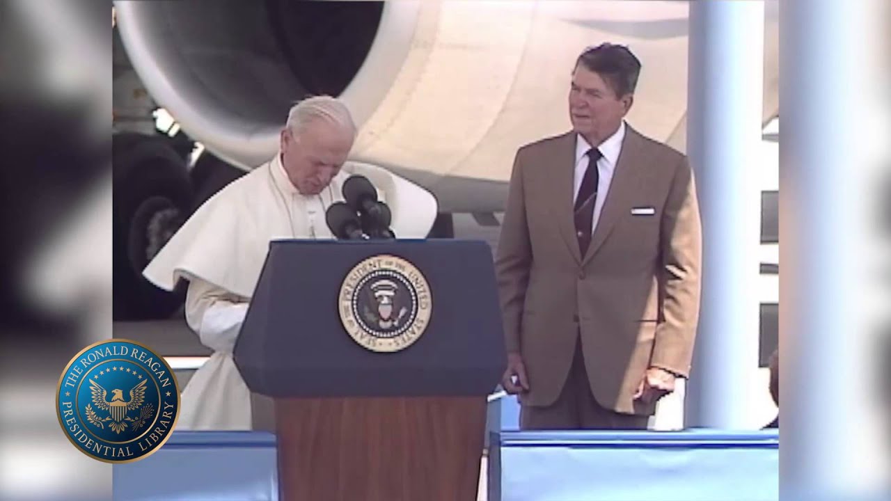 Reagan's Remarks at a Welcoming Ceremony for Pope John Paul II in Miami, FL — 9/10/1987