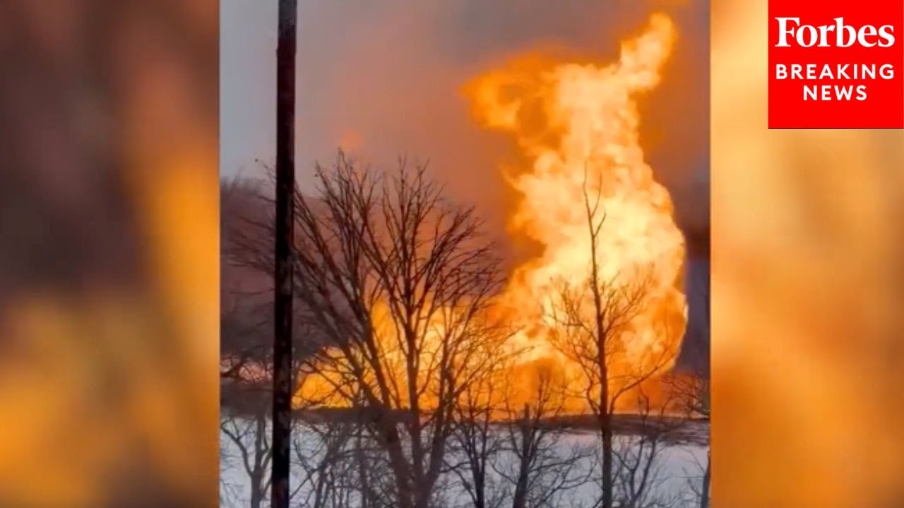 SHOCK VIDEO: Massive Fire Breaks Out After Gas Pipeline Explodes In Pine County, Minnesota