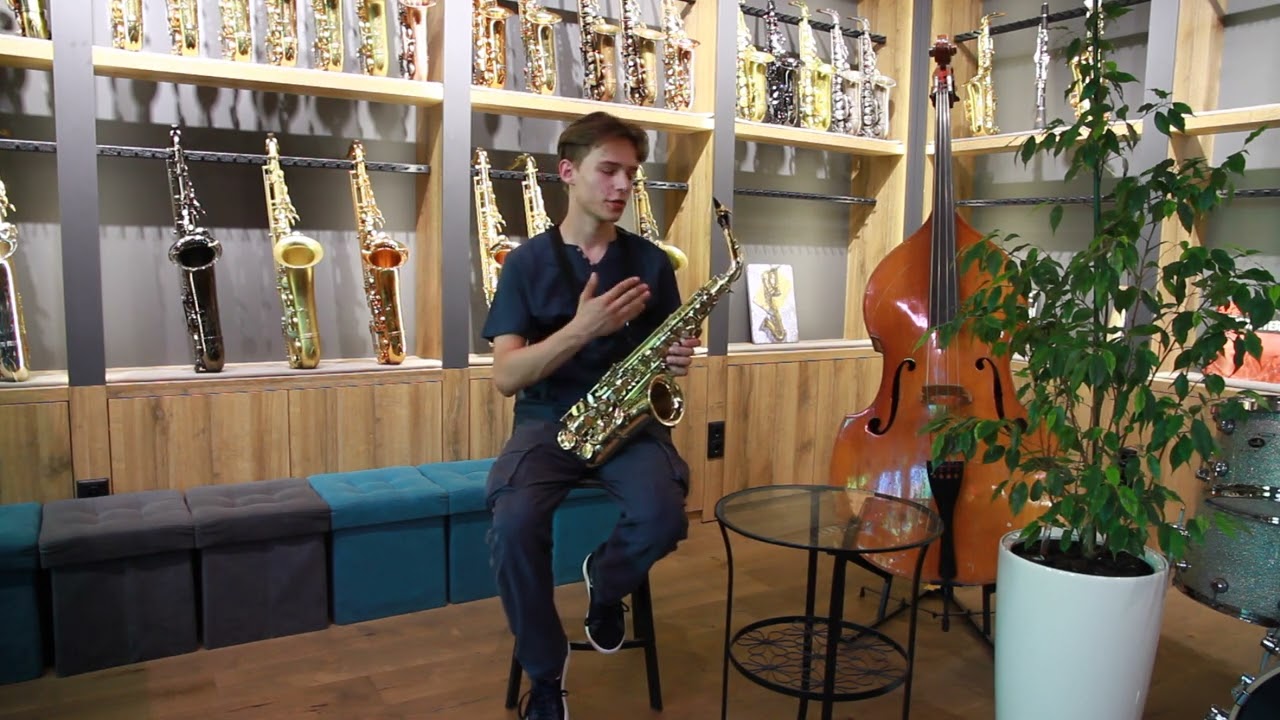 Слэп на саксофоне. Артемий Богачев