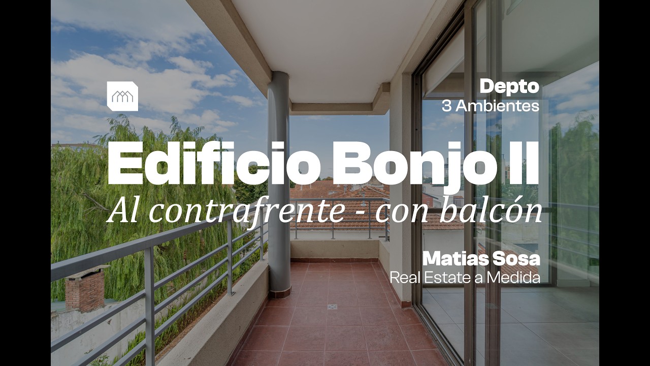 Departamento de 3 ambientes ubicado en French 4100, en el edificio Bonjo II. - Cochera semicubierta