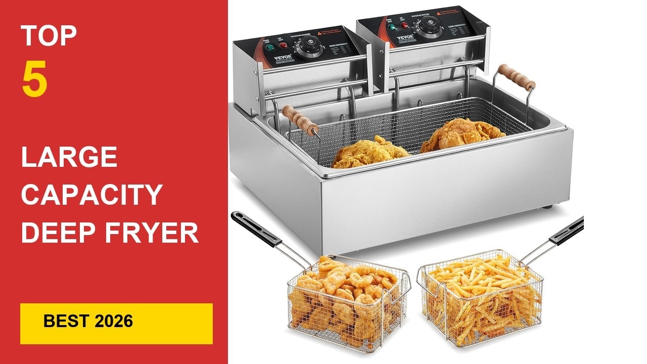 Best Large Capacity Deep Fryer in 2026 - Expert Reviews in 2026
