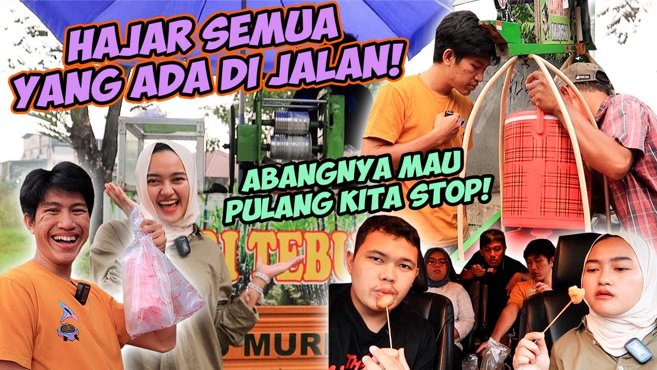 JAJAN PALING RANDOM DI PINGGIR JALAN !! GAK PERNAH AKU LUPAIN !!