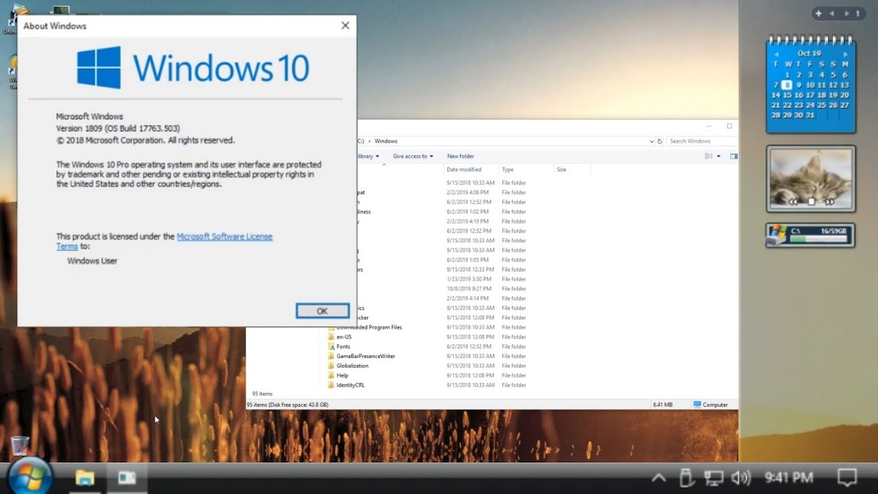 Windows Vista theme for Windows 10