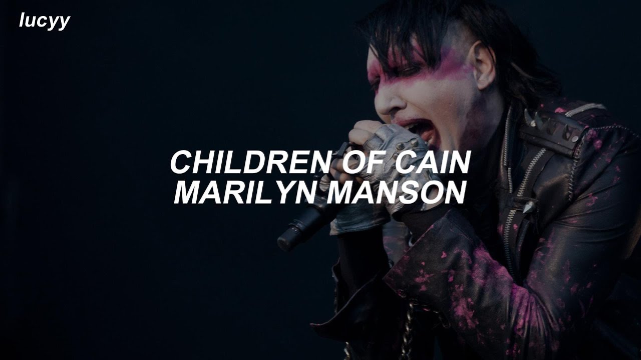 Children Of Cain : Marilyn Manson (Spanish / English lyrics)