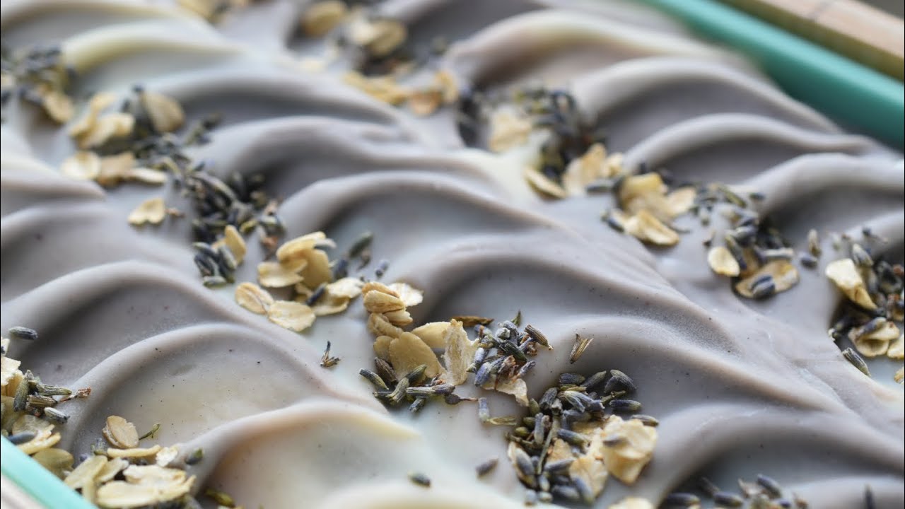 Lavender Oatmeal Essential Oil Soap