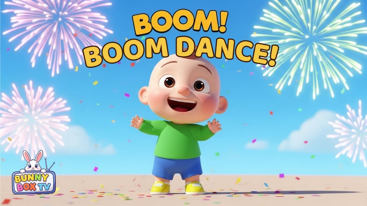 🌈 BOOM BOOM DANCE! 🥁 Kids Action Song & Nursery Rhymes | 3D Toddler Dance 2026