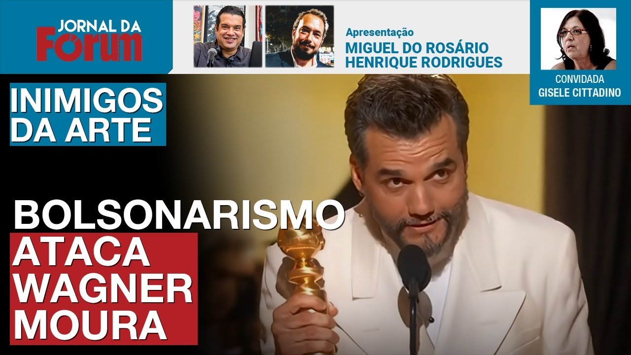 Bolsonarismo ataca Wagner Moura por vitória no Globo de Ouro | Situação grave no Irã