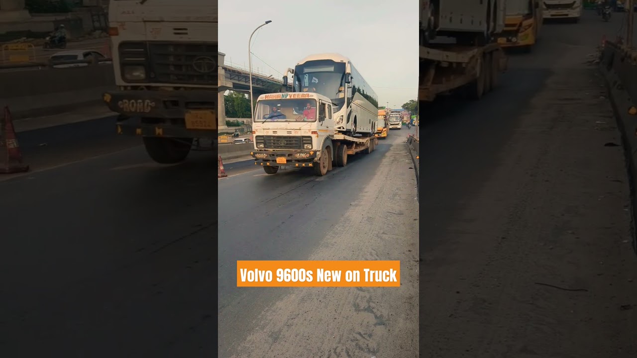 new Volvo bus on Truck