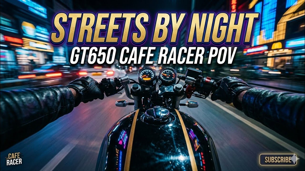 GT650 Night Ride | 4K POV