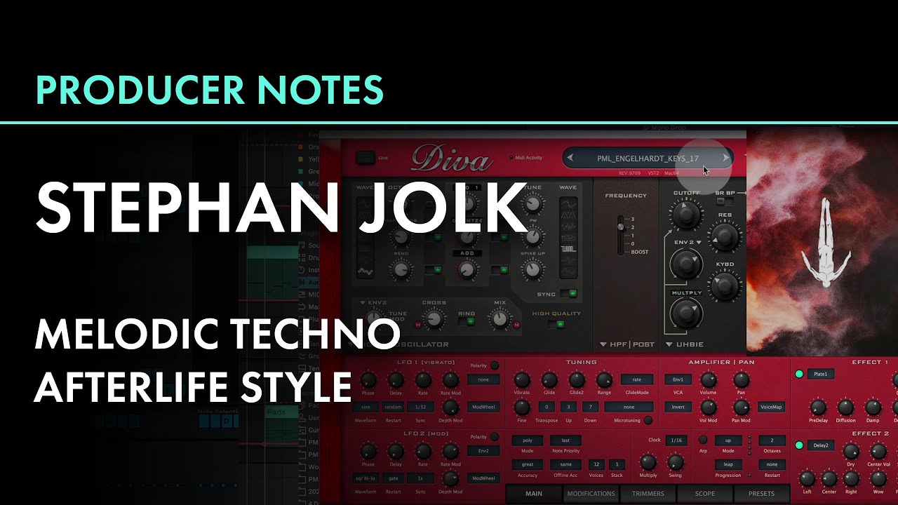 MELODIC TECHNO like Stephan Jolk [Afterlife] | Ableton Live, Diva | Producer Notes VII
