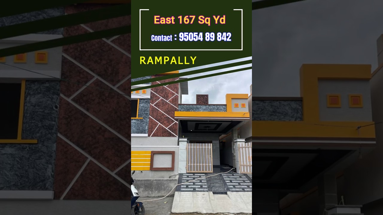 East 167 Sq Yards House for Sale Near Ramplly, Ecil, Hyderabad #jaanvirealestate