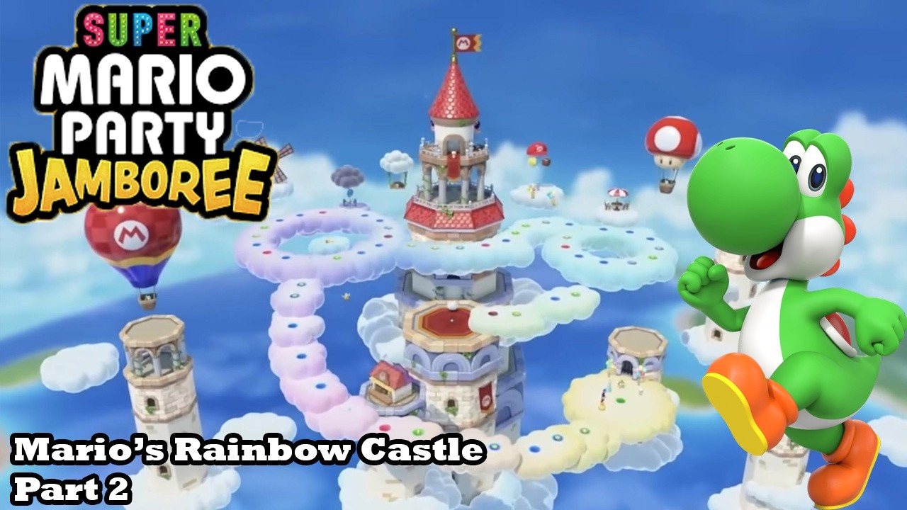Слим играет в Super Mario Party Jamboree - Радужный замок Марио - Часть 2/3