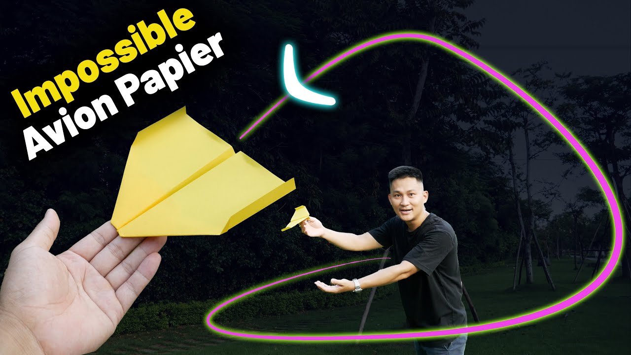 Faire revenir un avion en papier. C'est casement impossible!