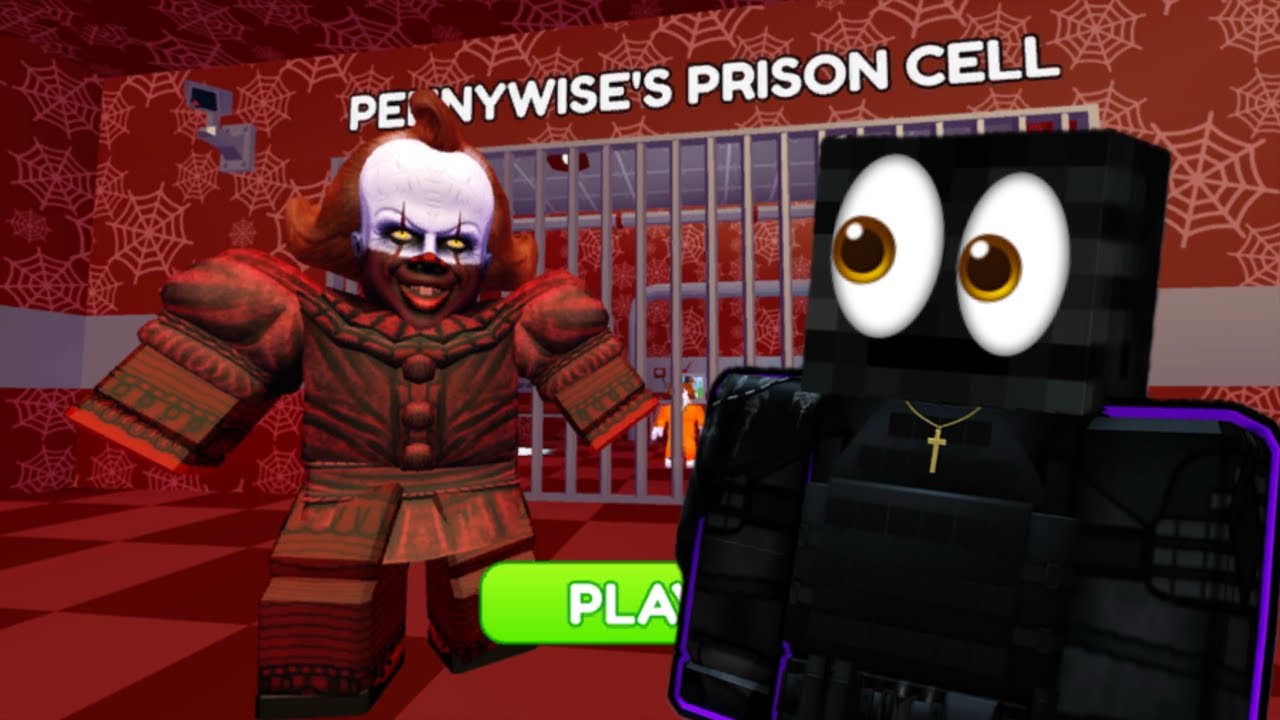 DarkVaIentino Play Roblox (Pennywise's Prison Run! Obby)