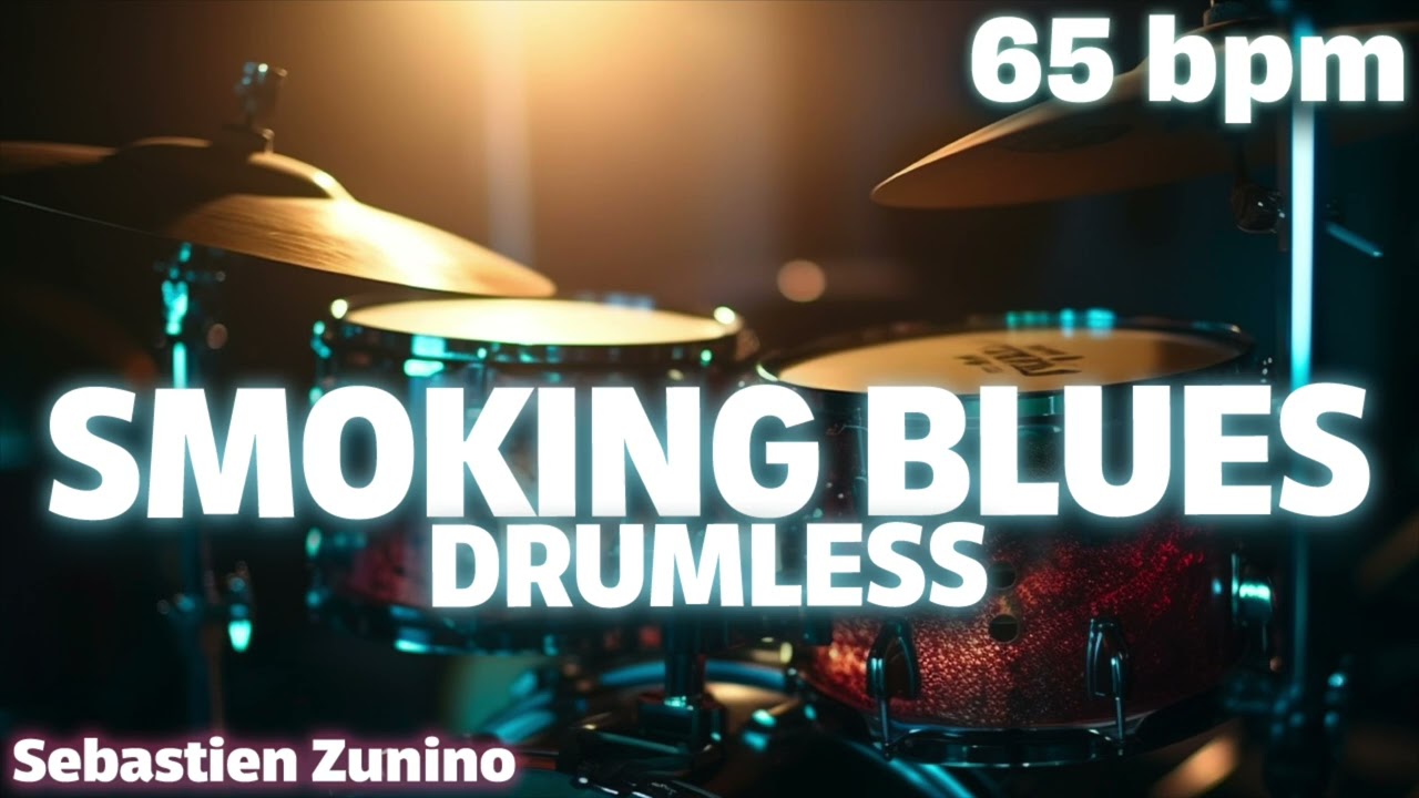 Smokey Blues Drumless Backing Track | 65 BPM
