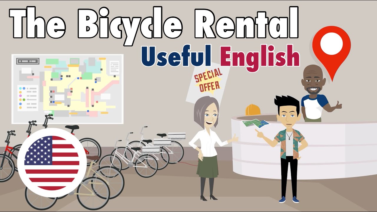 Learn Useful English: The Bicycle Rental - прокат велосипедов