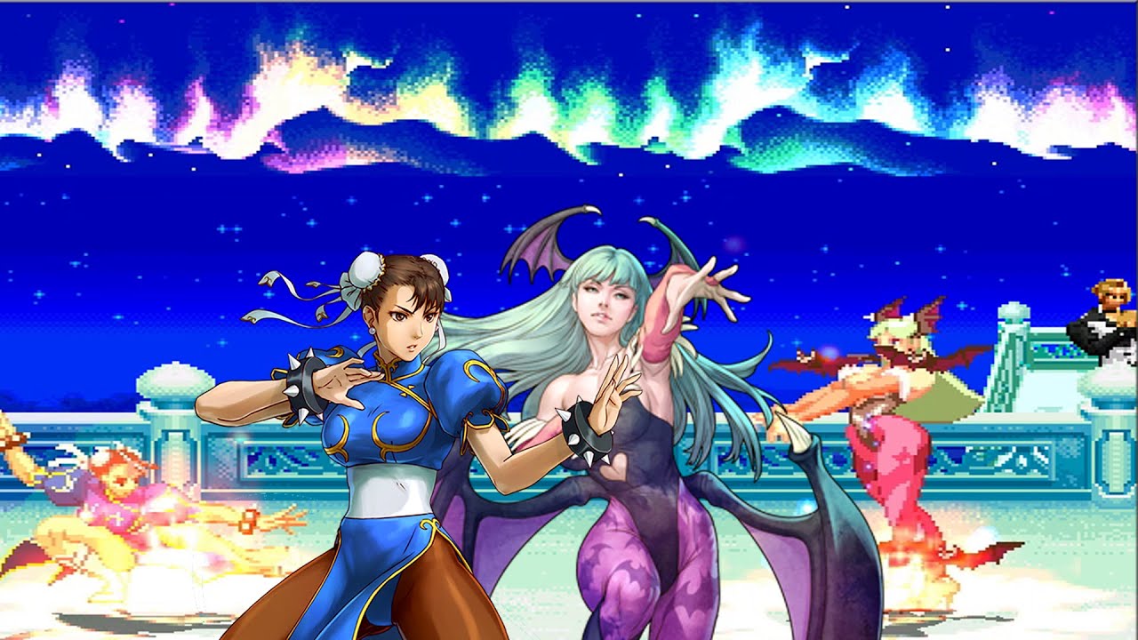 Chun-Li vs. Morrigan Aensland - MUGEN - 春麗 vs. 莫莉卡·安斯蘭特