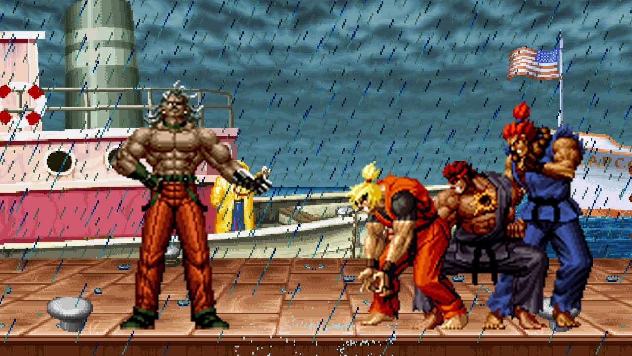 [KOF VS SF] Rugal-13 Vs Street Fighter Team