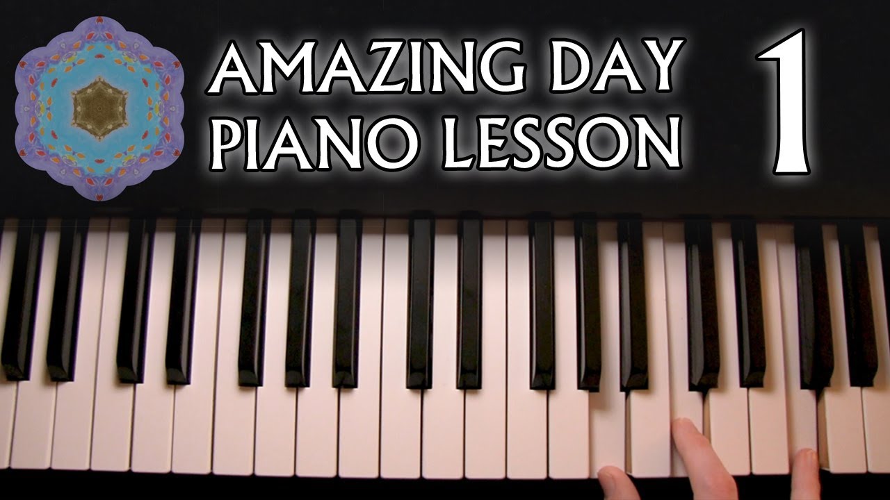 How to play Coldplay - Amazing Day on piano (Part 1)