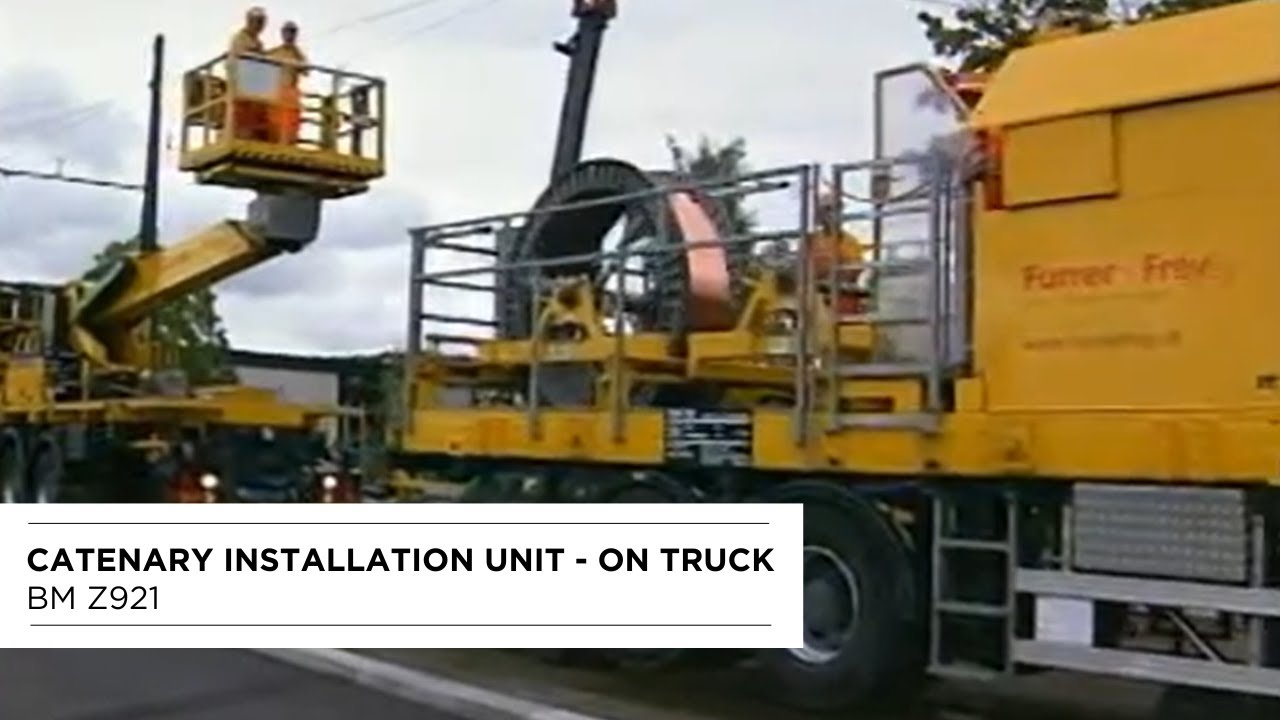BM Z921 |Catenary Installation Unit on rail/road truck | ZECK