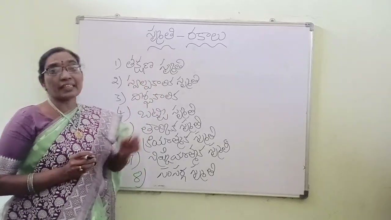 స్మృతి - రకాలు
