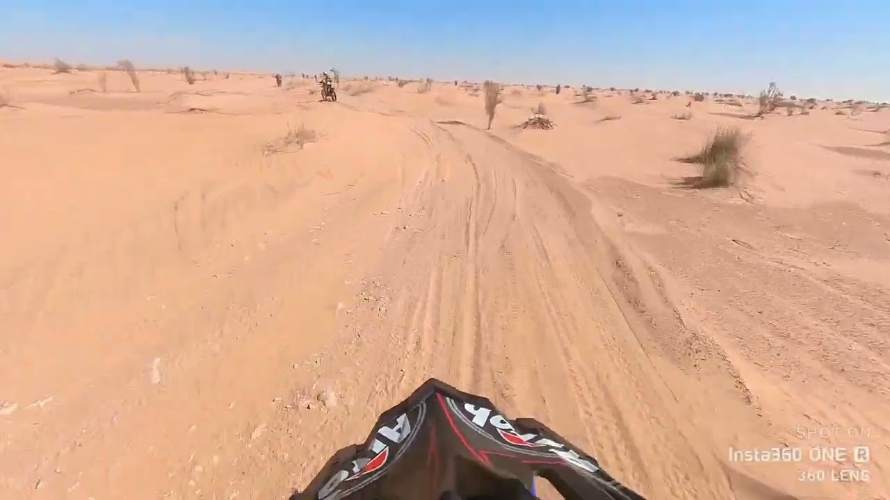 Tunisia on sand with Sherco 300 4-stroke