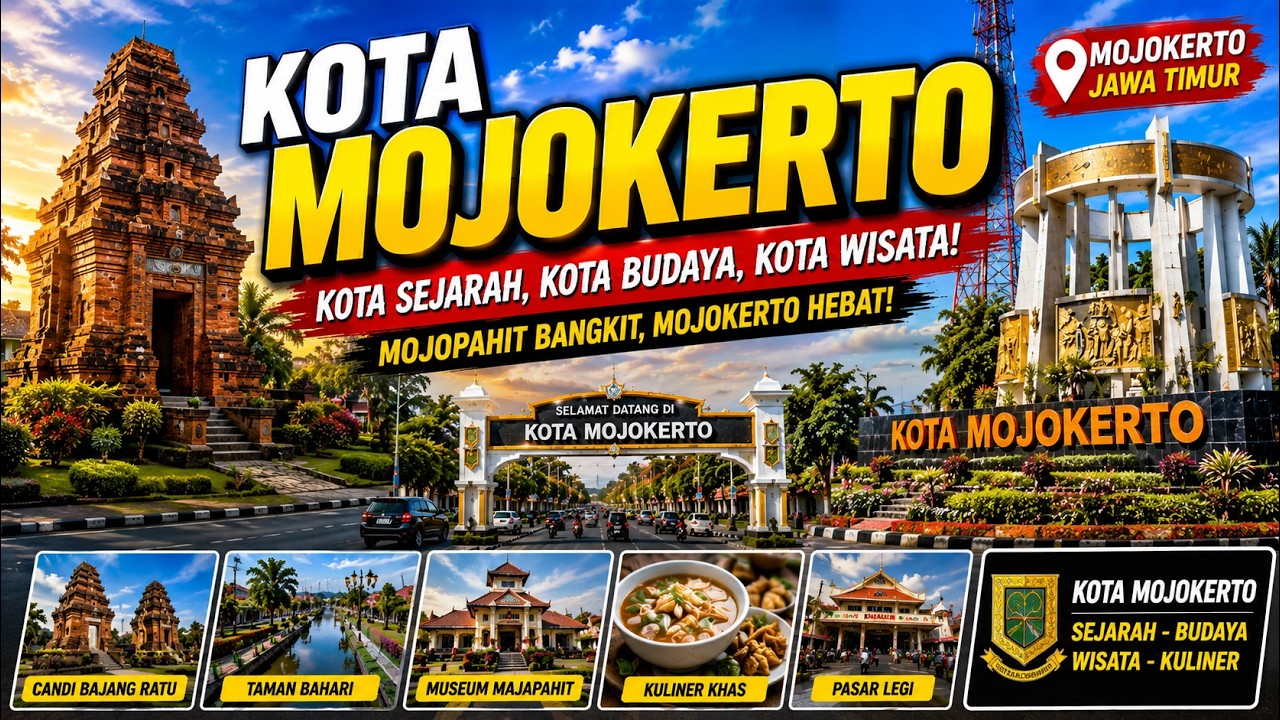 DULUNYA PUSAT KERAJAAN MAJAPAHIT SEKARANG JADI KOTA MOJOKERTO