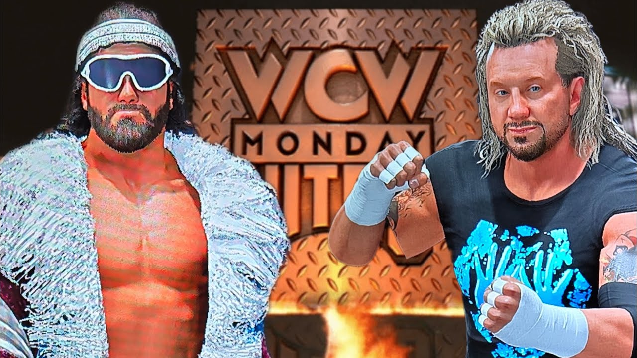 WCW MONDAY NITRO. US OPEN SEMIFINALS #1 MACHO MAN RANDY SAVAGE VS DIAMOND DALLAS PAGE! WHO MOVES ON?