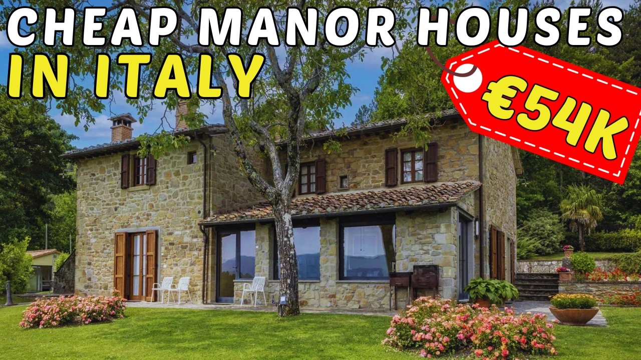 You Can OWN an ITALIAN Manor House From $54K... You Won&rsquo;t Believe the Last One