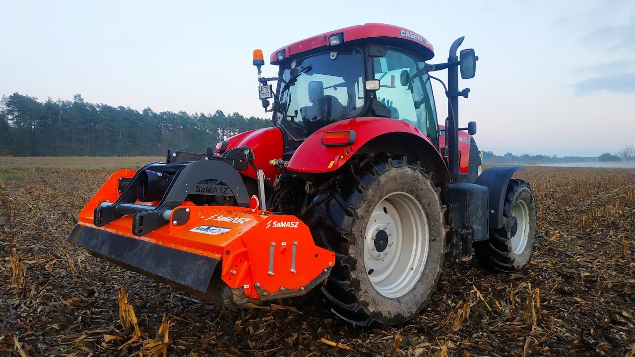 Nowy nabytek - Mulczer Samasz Mamut Mulczowanie resztek kukurydzy - Vlog 243