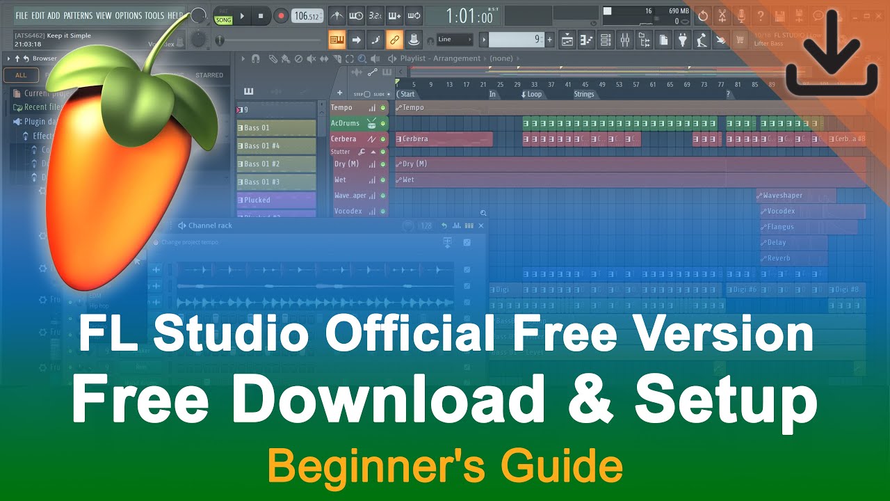 Бесплатная официальная версия FL Studio для начинающих: загрузка и установка.