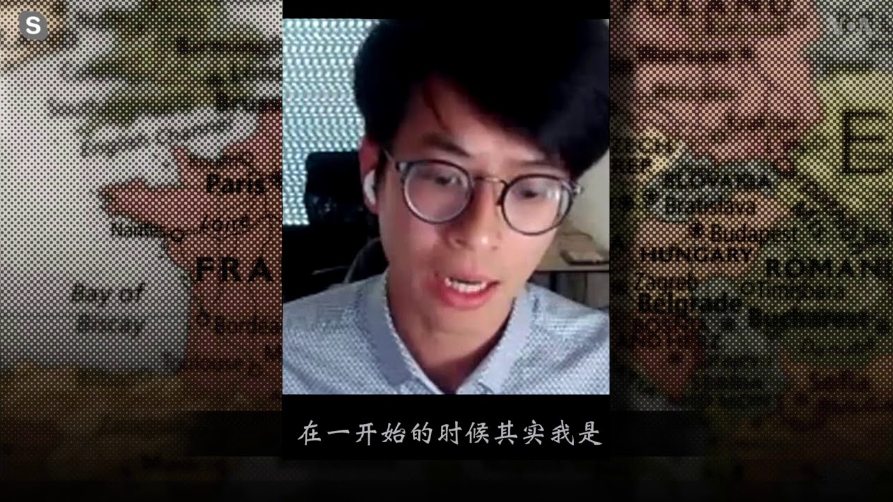 流亡德国的活动人士黄台仰继续为香港发声