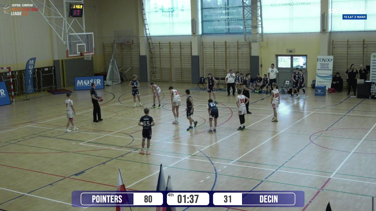 CEYBL U13, 16. 1. 2026, Basketpoint Frýdek-Místek - Válečníci Děčín