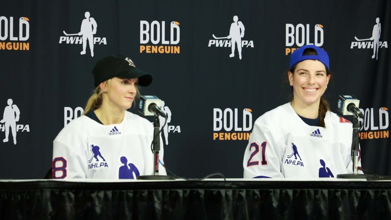 Postgame: Hilary Knight & Amanda Kessel (Rivalry Rematch USA Vs. Canada)
