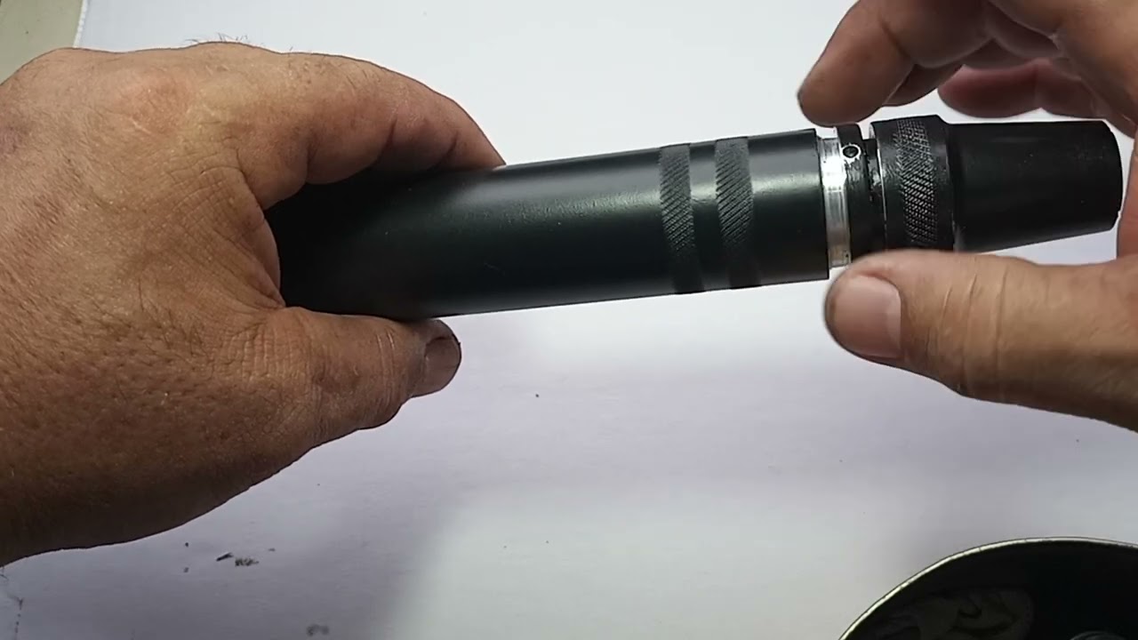 Supressor pinça mandril modelo rifle Magno 22