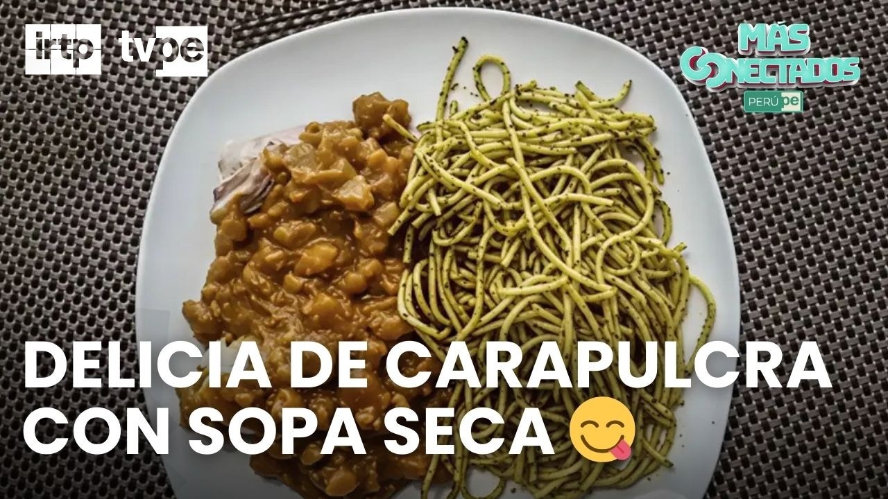 Aprende a preparar carapulcra con sopa seca al estilo PISU | “Más conectados”