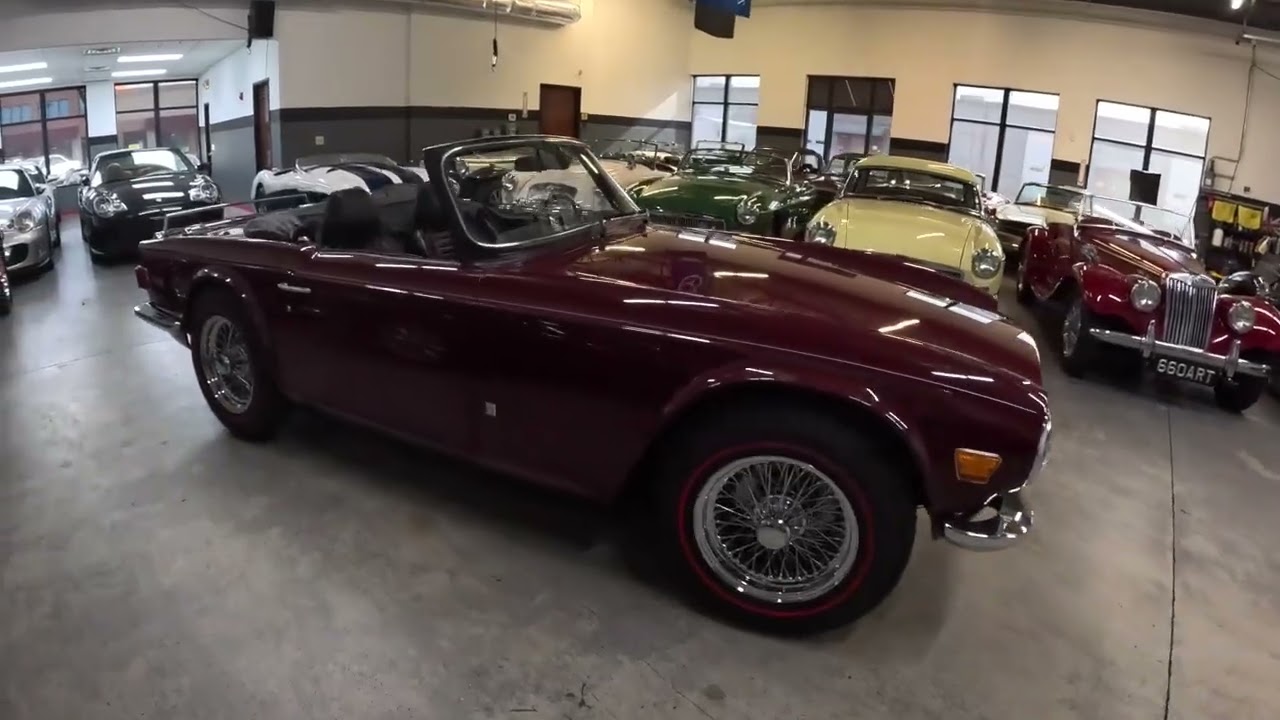 Triumph TR6 1972 года