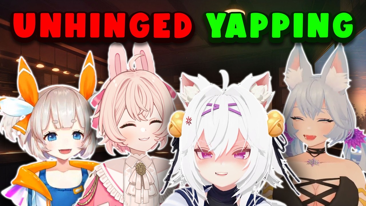 4 UNHINGED VTubers with MELTING FRONTAL LOBES YAPPING for over an hour...
