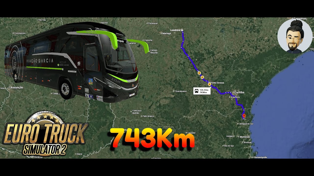 Euro Truck Simulator 2 - Viagem de Londrina (PR) para Joinville (SC)
