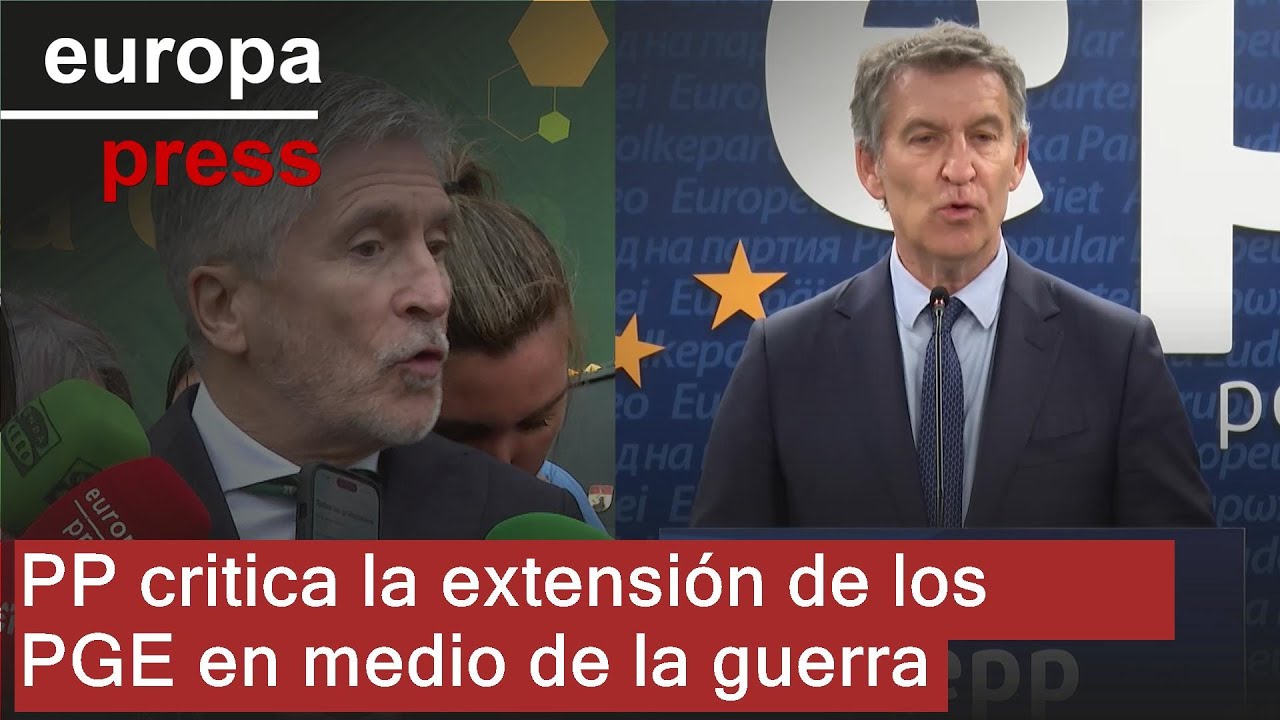 PP critica la prórroga de los PGE, mientras que Gobierno da prioridad a medidas ante la guerra