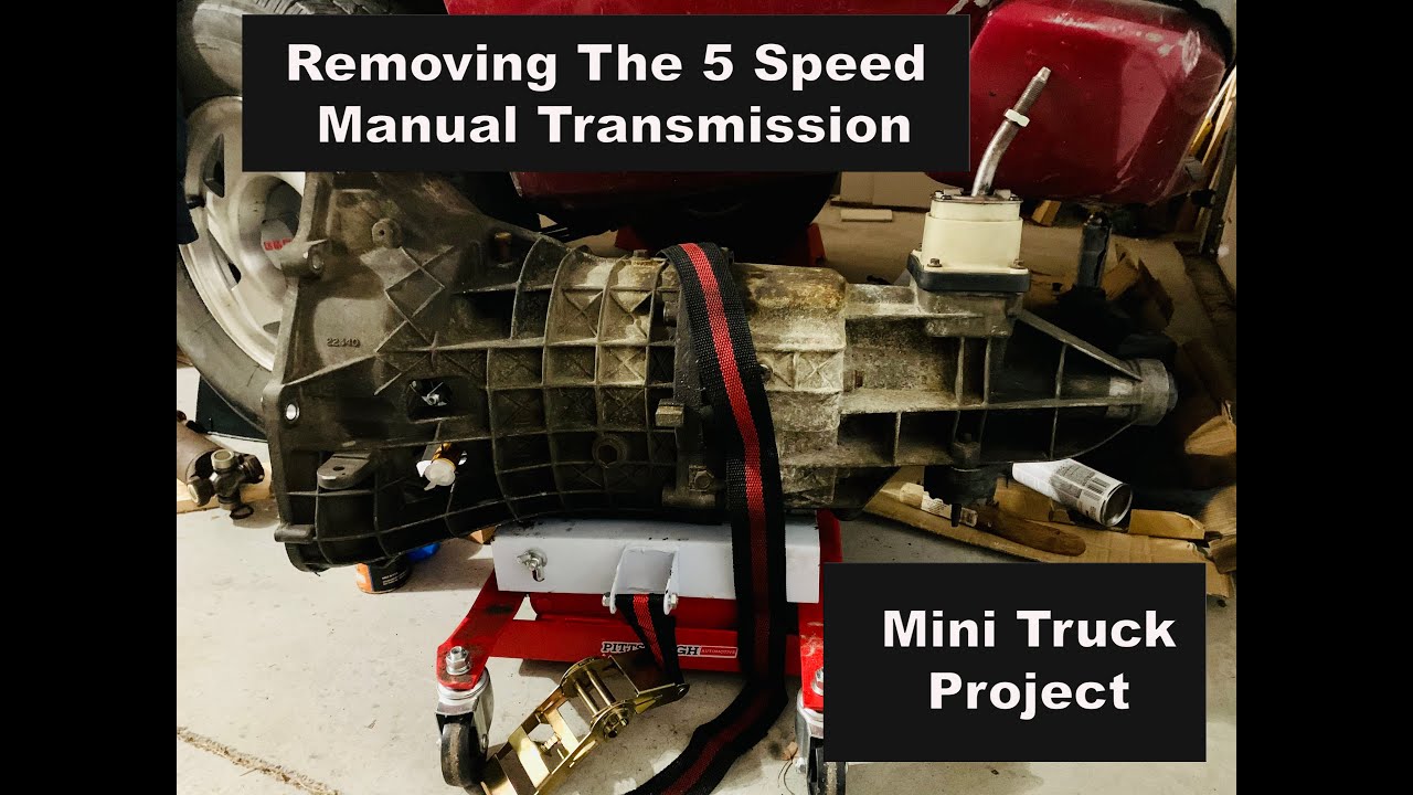 Mini Truck Project - Removing the 5 Speed Manual Transmission in the 1999 GMC Sonoma
