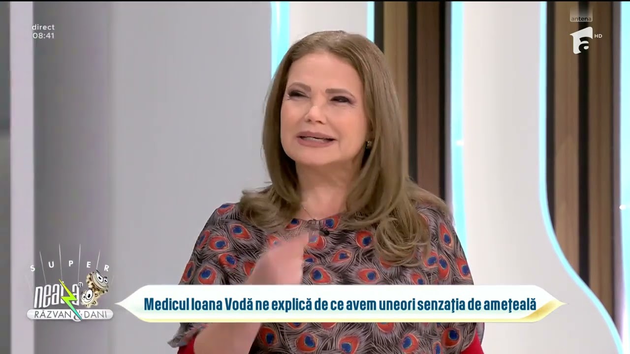 Cum scapi de senzația de amețeală | Sfaturi de la medicul Ioana Vodă