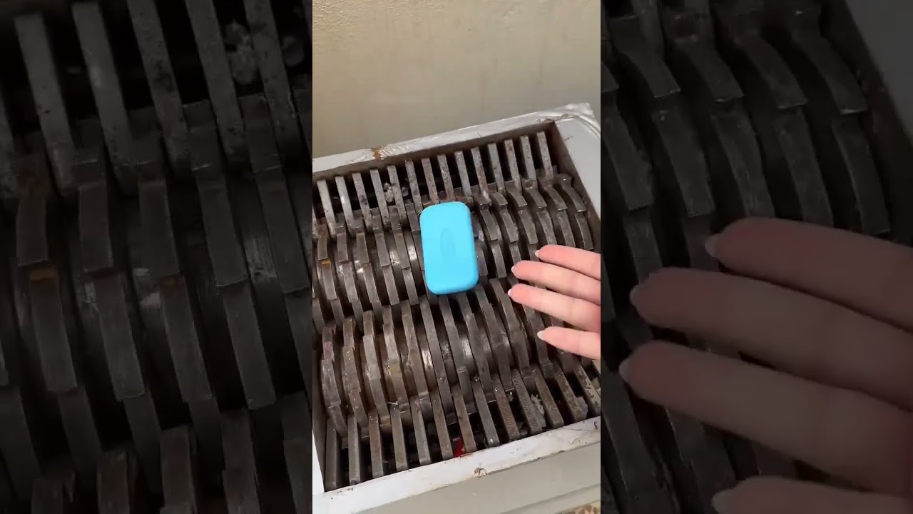 short video savan #satisfying #shredder #soap #metalshr