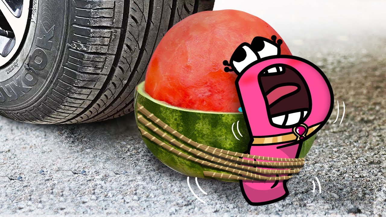 Crushing Crunchy & Soft Things by Car! - EXPERIMENT HALLOWEEN PUMPKINS vs CAR vs Alphabet Lore
