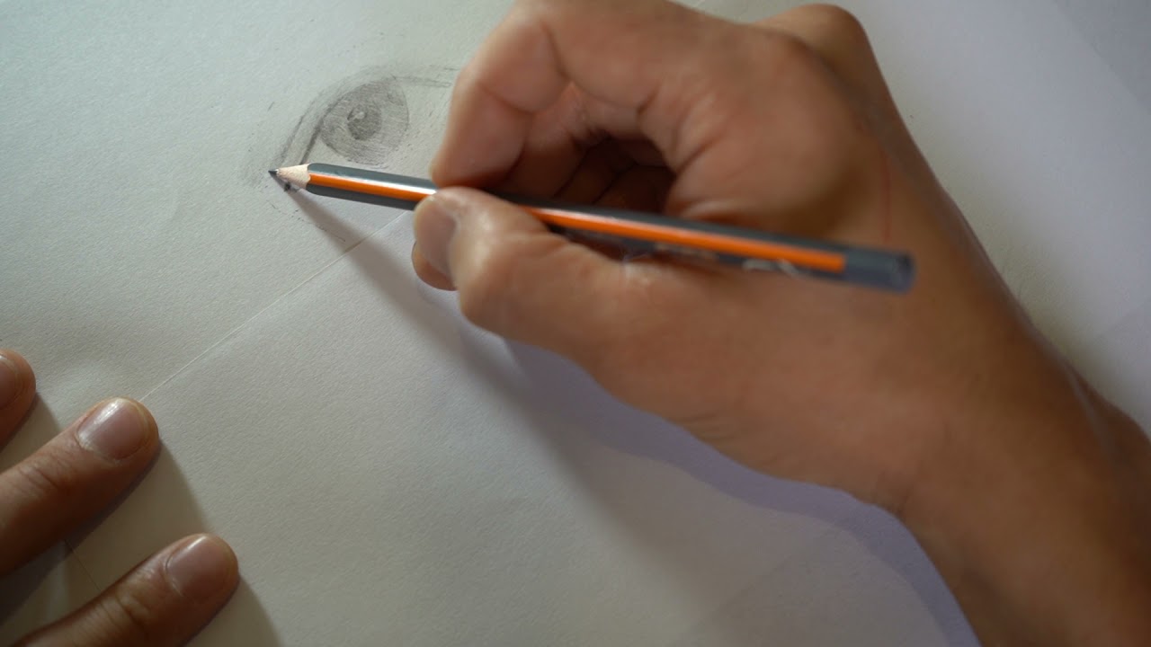 Tutorial 21: como dibujar un ojo en lapiz grafito paso a paso