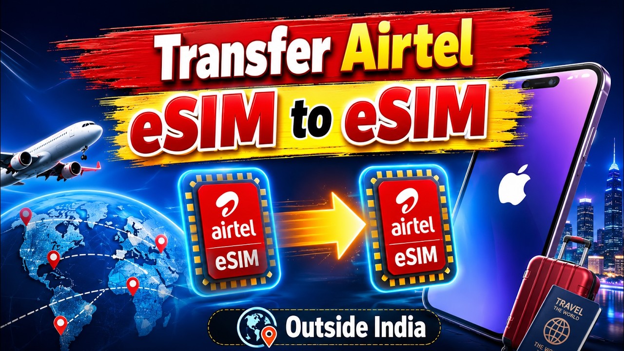 How to Transfer eSIM to eSIM on iPhone Outside India - Updated Guide